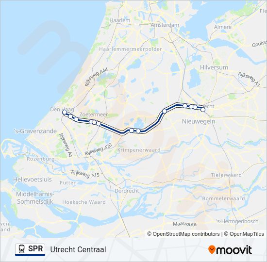 SPR Train Line Map