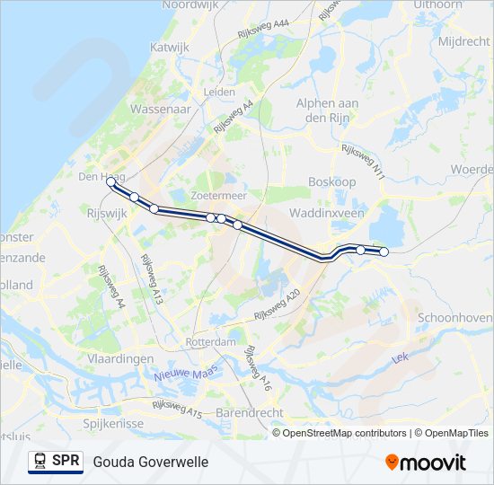 SPR Train Line Map