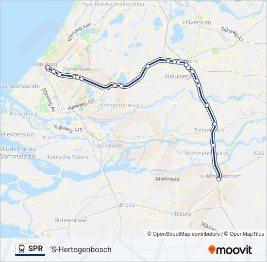 SPR Train Line Map