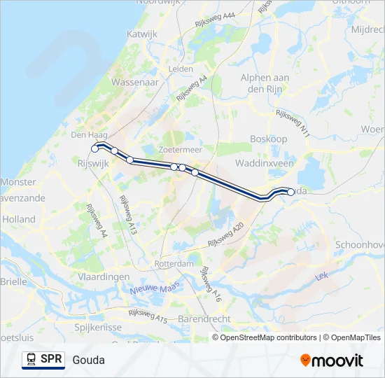 SPR Train Line Map