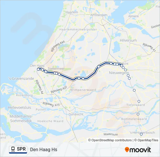 SPR Train Line Map