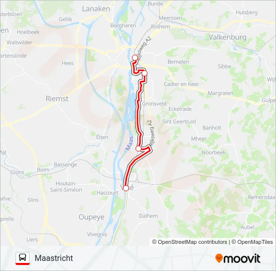 STOPBUS IPV TREIN  Line Map
