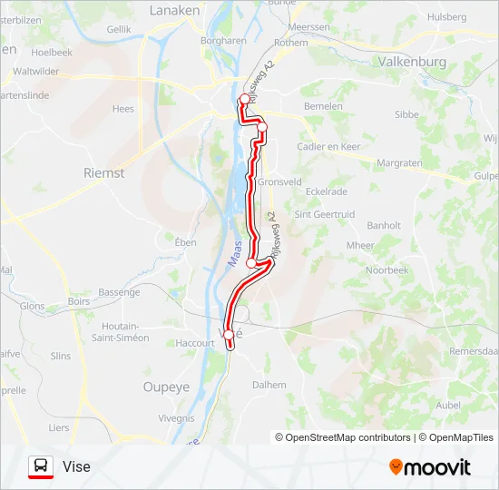 STOPBUS IPV TREIN  Line Map