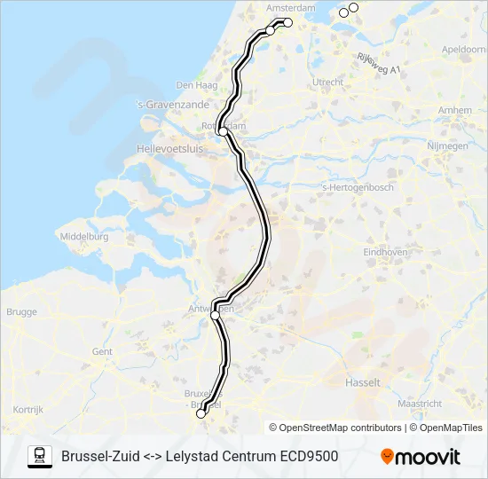 EUROCITY DIRECT  Line Map