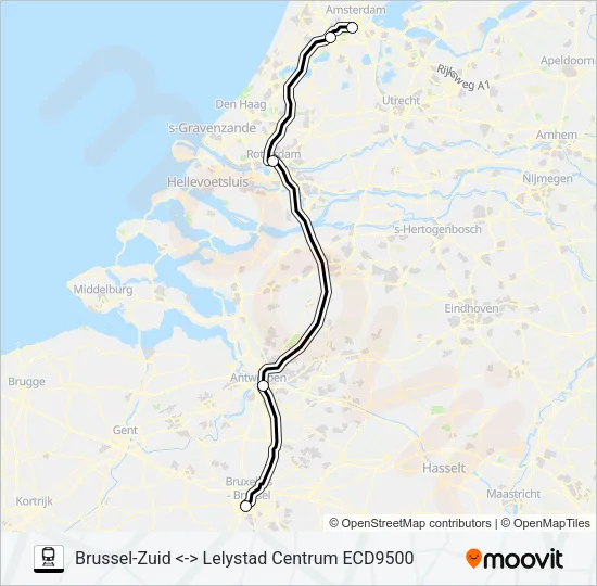 EUROCITY DIRECT  Line Map