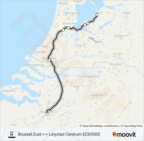 EUROCITY DIRECT  Line Map