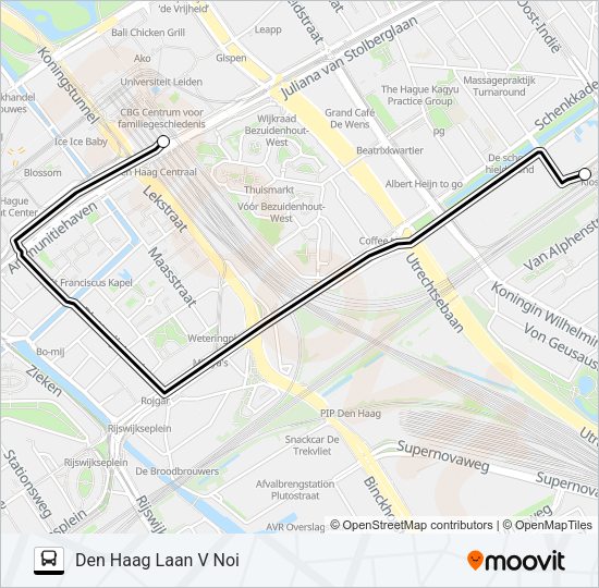 STOPBUS IPV TREIN Bus Line Map