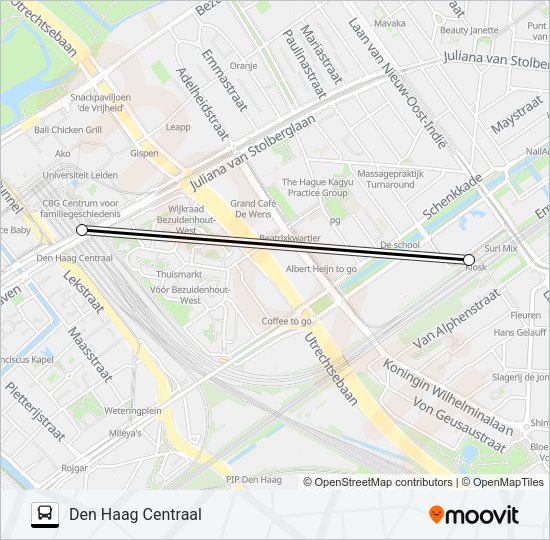STOPBUS IPV TREIN Bus Line Map