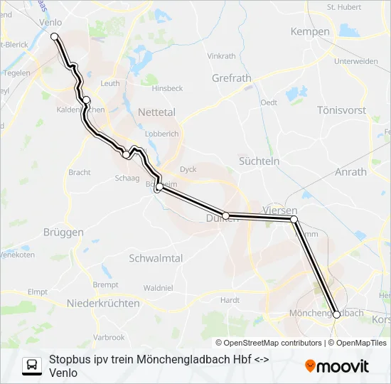 STOPBUS IPV TREIN Bus Line Map