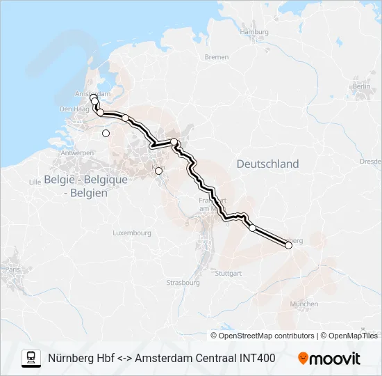 INT. TREIN  Line Map