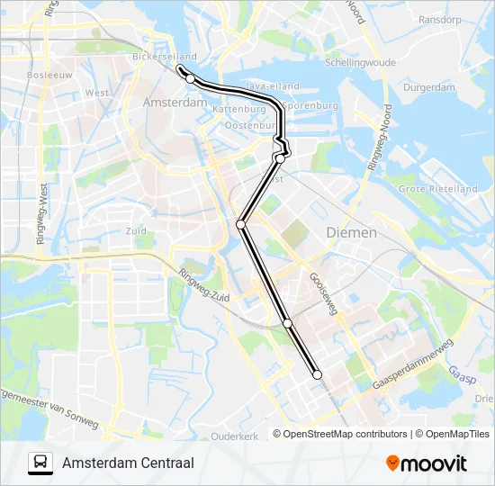 STOPBUS IPV TREIN Bus Line Map