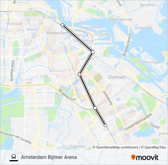 STOPBUS IPV TREIN Bus Line Map