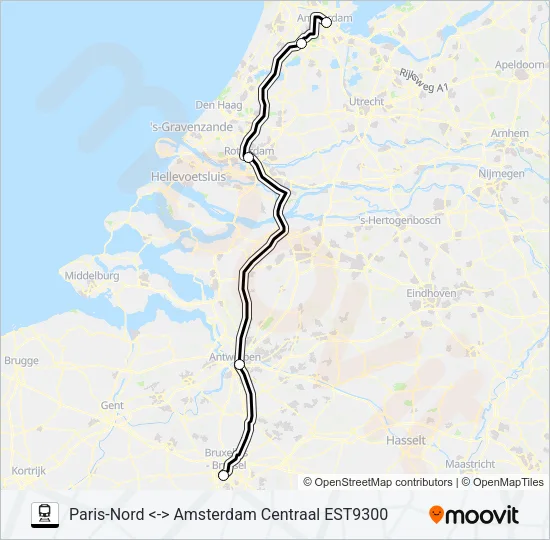 EUROSTAR  Line Map