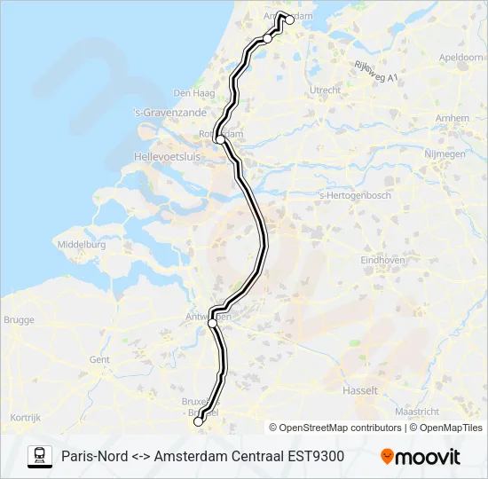 EUROSTAR  Line Map