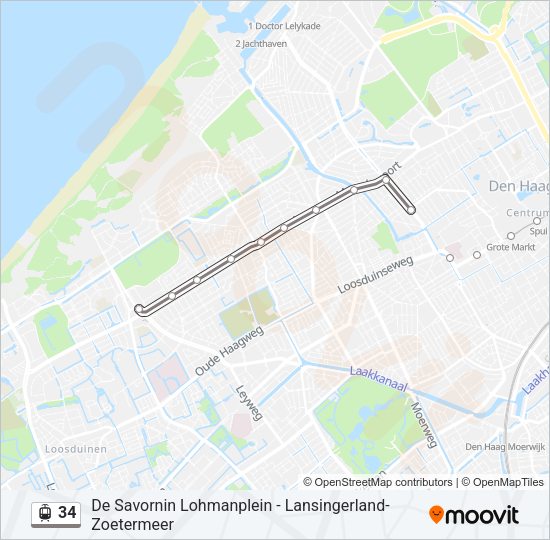 34 Light Rail Line Map