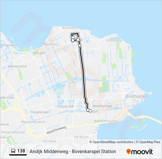 138 Bus Line Map