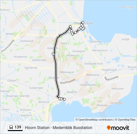 139 Bus Line Map