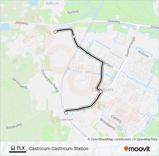 FLX Bus Line Map