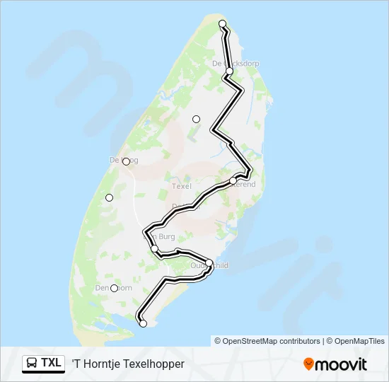 TXL Bus Line Map
