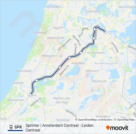 SPR Train Line Map