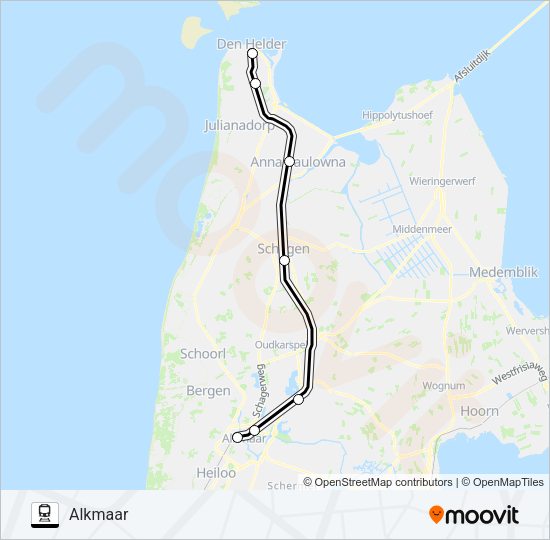 STOPBUS IPV TREIN Train Line Map