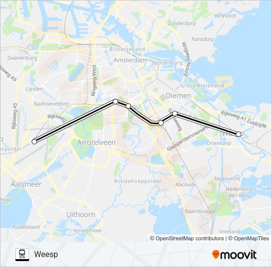 STOPBUS IPV TREIN Train Line Map