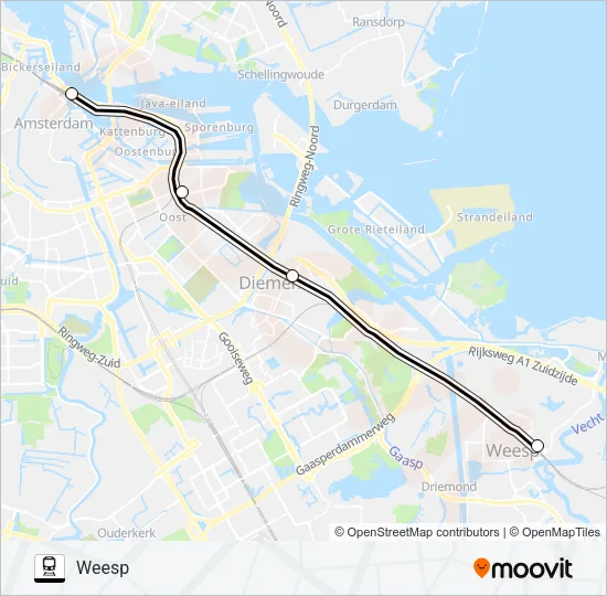 STOPBUS IPV TREIN Train Line Map