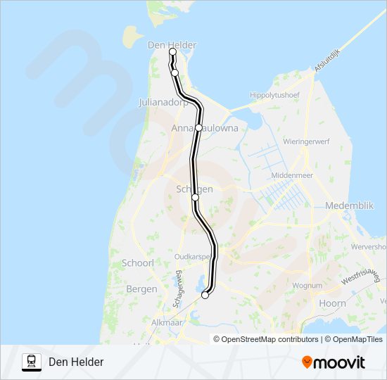 STOPBUS IPV TREIN Train Line Map