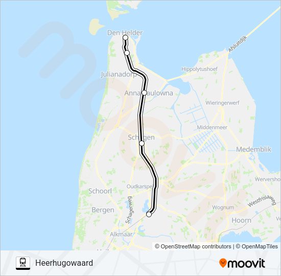 STOPBUS IPV TREIN Train Line Map