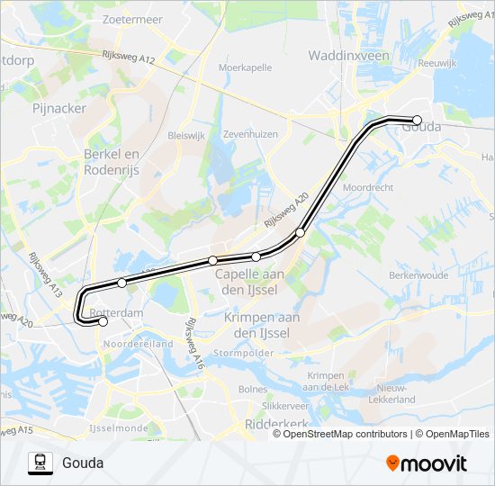 STOPBUS IPV TREIN Train Line Map