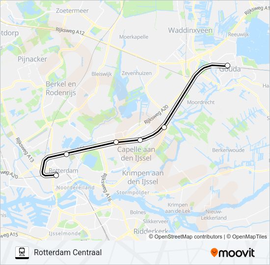 STOPBUS IPV TREIN Train Line Map