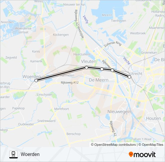 STOPBUS IPV TREIN Train Line Map