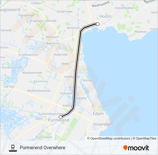 STOPBUS IPV TREIN Train Line Map