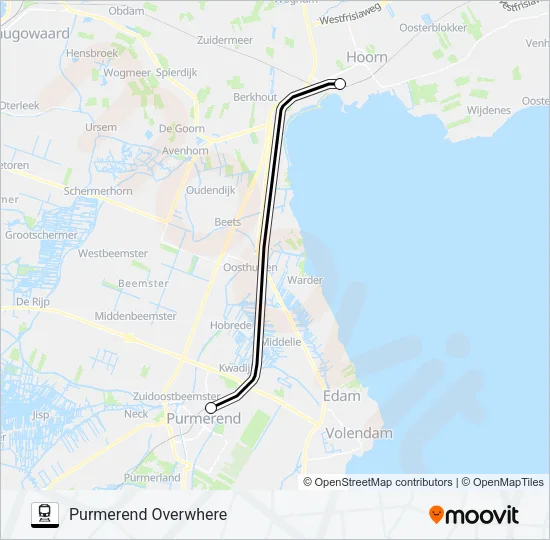 STOPBUS IPV TREIN Train Line Map