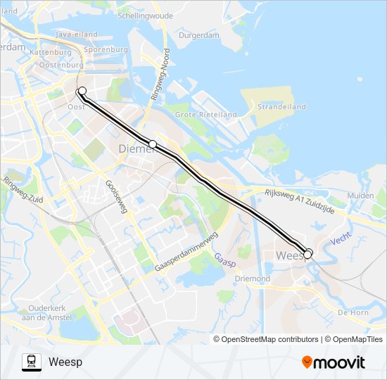 STOPBUS IPV TREIN Train Line Map