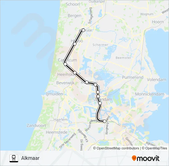 STOPBUS IPV TREIN Train Line Map