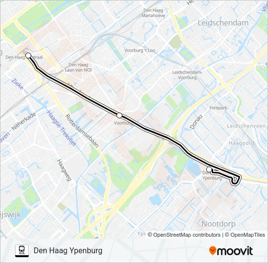 STOPBUS IPV TREIN Train Line Map
