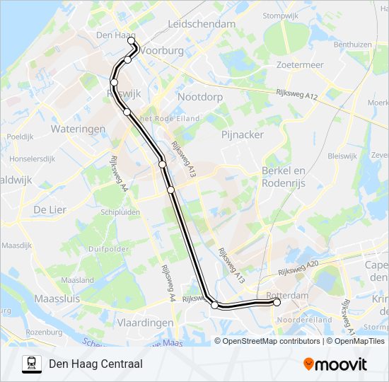 STOPBUS IPV TREIN Train Line Map