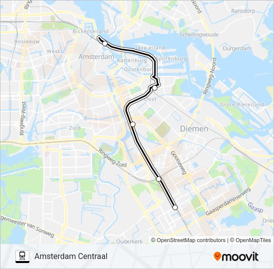 STOPBUS IPV TREIN Train Line Map