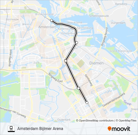 STOPBUS IPV TREIN Train Line Map
