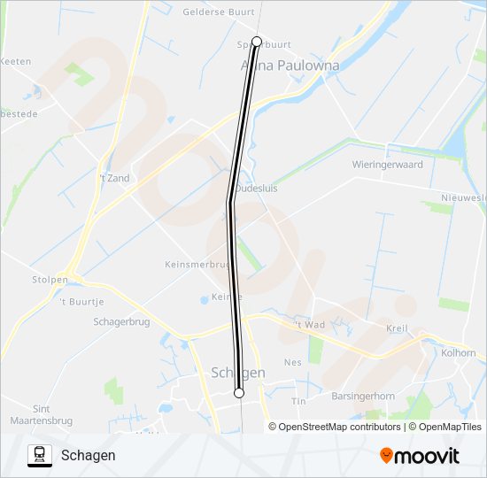 TAXIBUS IPV TREIN Train Line Map