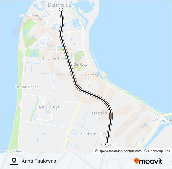 TAXIBUS IPV TREIN Train Line Map