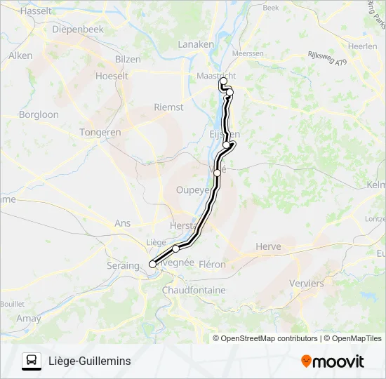 STOPBUS IPV TREIN  Line Map