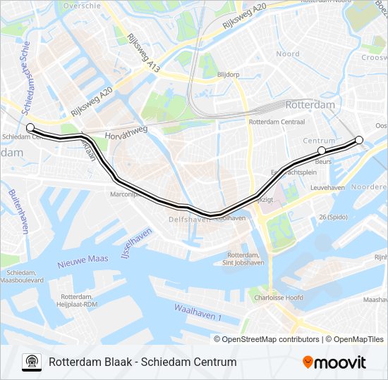 METRO IPV TREIN  Line Map