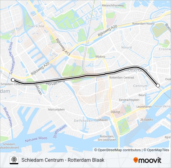 METRO IPV TREIN  Line Map