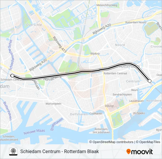 METRO IPV TREIN Metro Line Map