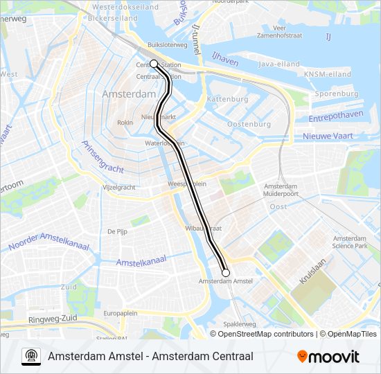 METRO IPV TREIN  Line Map