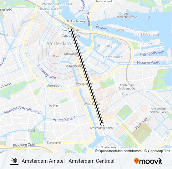 METRO IPV TREIN  Line Map