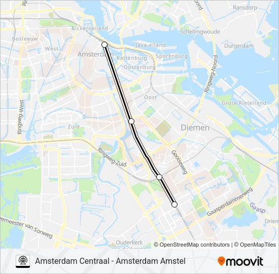 METRO IPV TREIN  Line Map