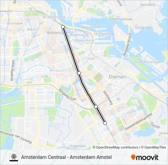 METRO IPV TREIN Metro Line Map